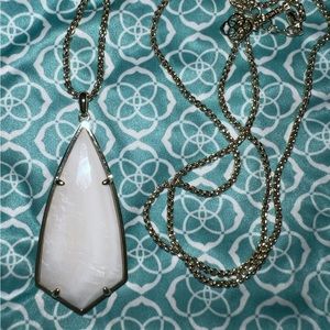 Kendra Scott White and Gold Candy Necklace